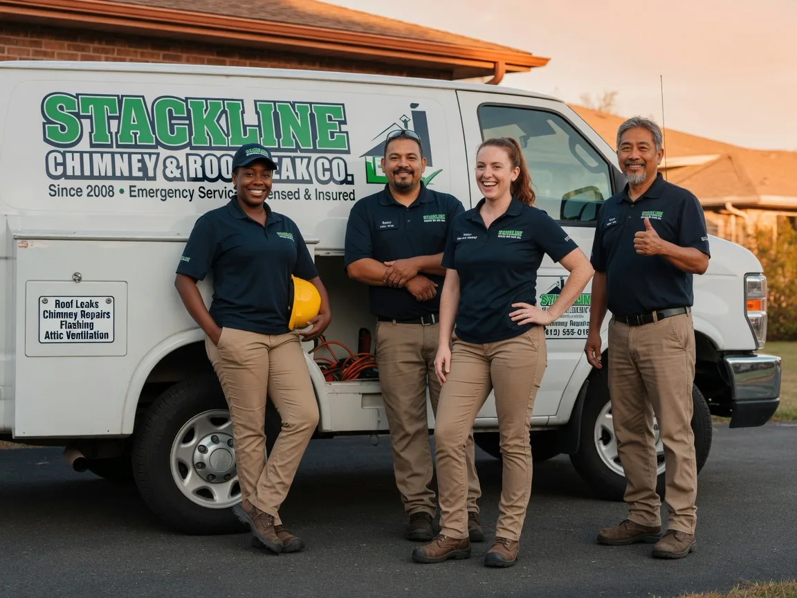 Chimney flashing repair company in Long Island, ME